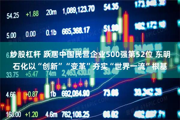 炒股杠杆 跃居中国民营企业500强第52位 东明石化以“创新”“变革”夯实“世界一流”根基